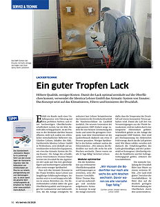 Tropfen Lack