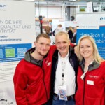 Benjamin Schönau und Elisabeth Priese von Gehrt Innovation mit
Ingo Heyde von ensutec Products.